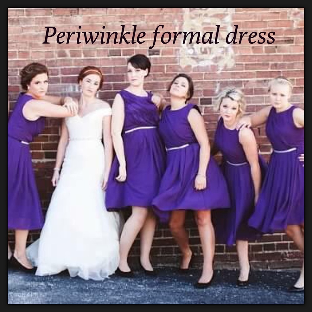 Beautiful Periwinkle Formal Dress!
